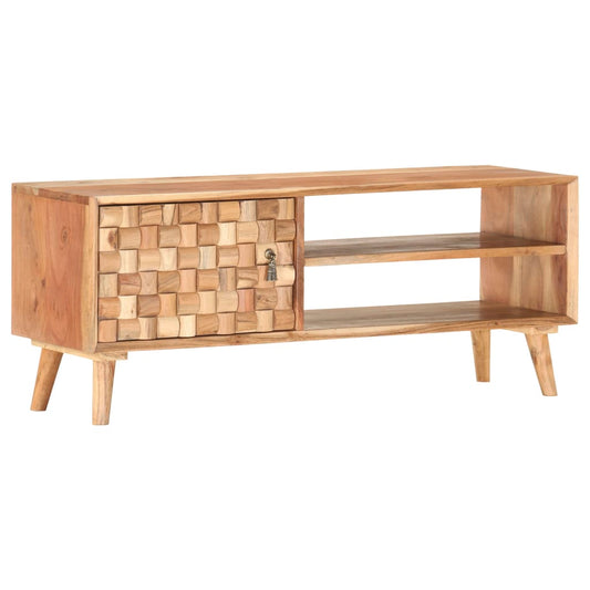 287442 vidaXL TV Cabinet 100x30x40 cm Solid Acacia Wood