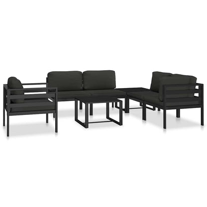 vidaXL Table | Anthracite | Aluminium | 60 x 60 x 38 cm | Modular