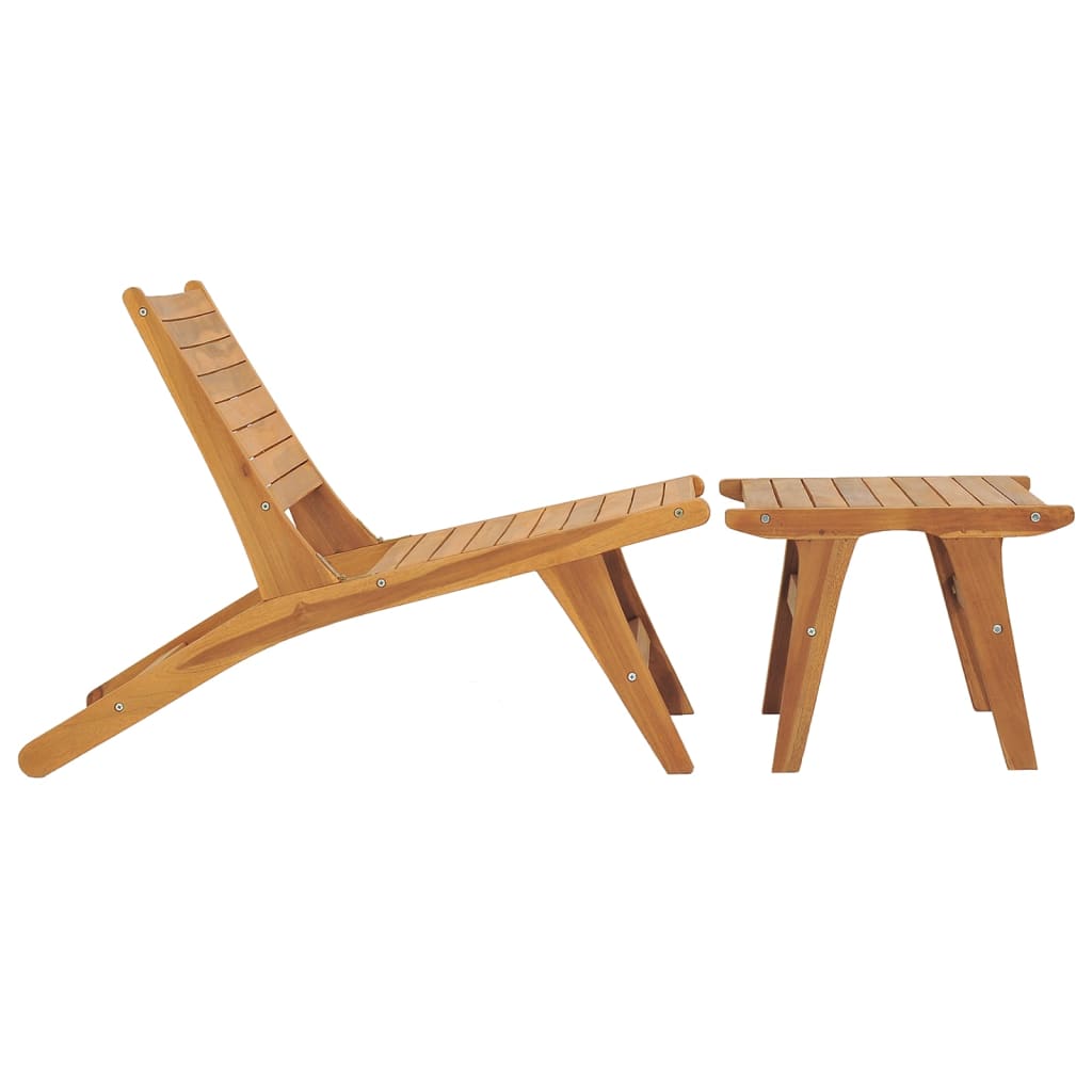 vidaXL Garden Chair | Natural Teak