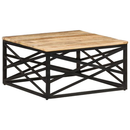 vidaXL Coffee Table 68x68x35 cm Solid Mango Wood