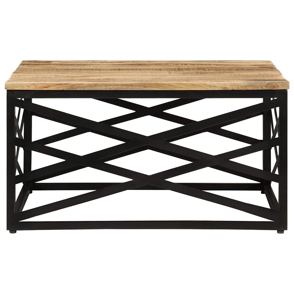 287364 vidaXL Coffee Table 68x68x35 cm Solid Mango Wood