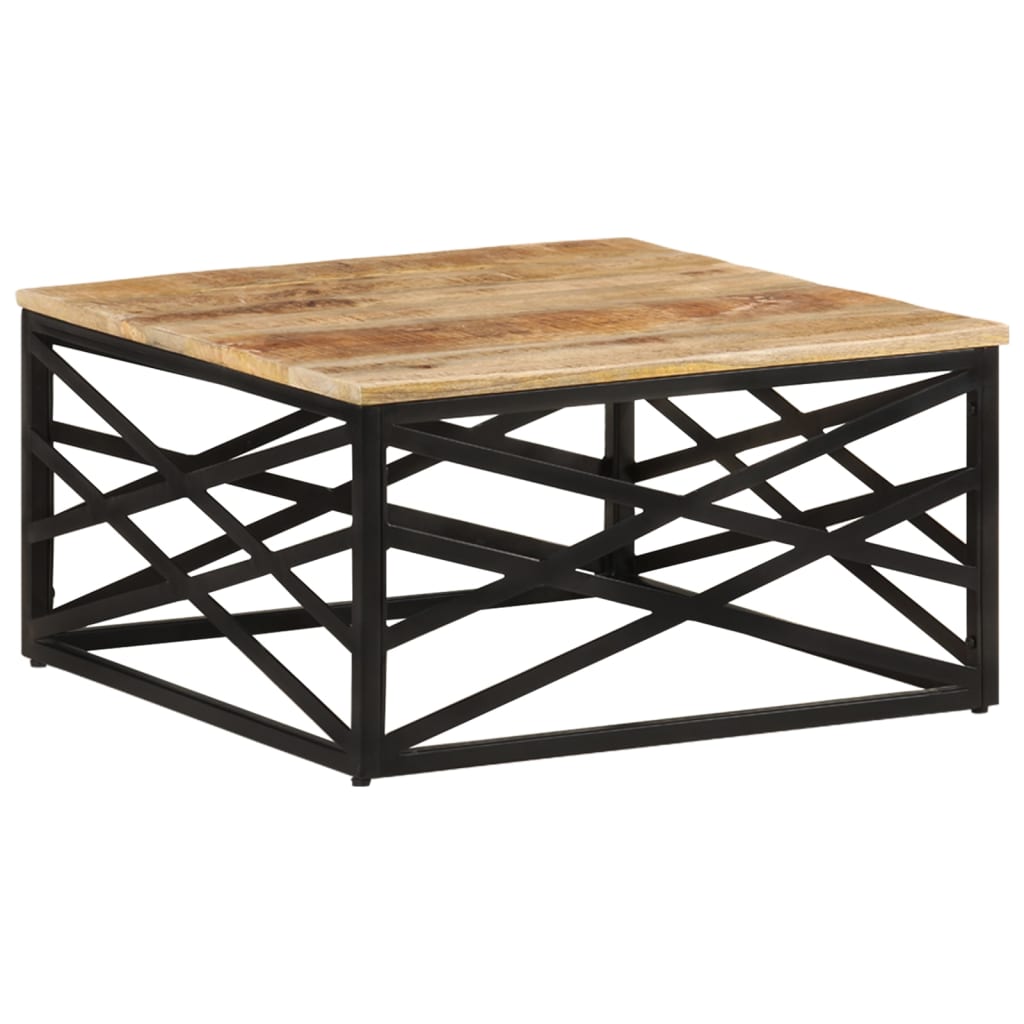 vidaXL Coffee Table 68x68x35 cm Solid Mango Wood