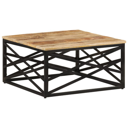 vidaXL Coffee Table 68x68x35 cm Solid Mango Wood
