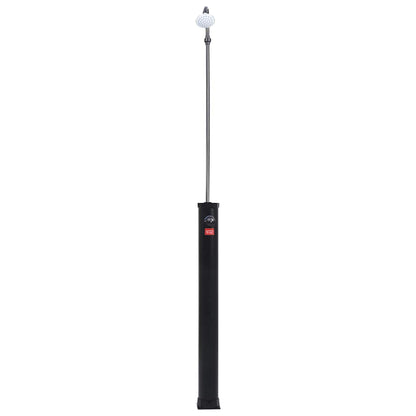 92295 vidaXL Garden Solar Shower Black 215 cm 8 L