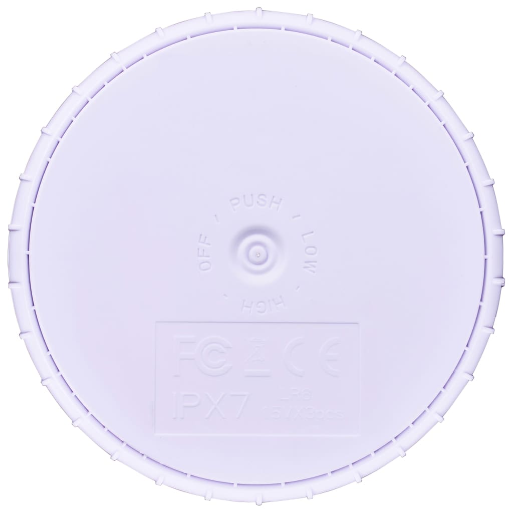 vidaXL Submersible Floating Pool LED Lamp with Remote Control White