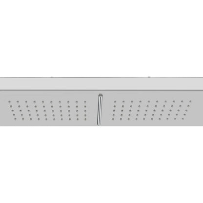 vidaXL Outdoor Shower with Tray WPC Stainless Steel