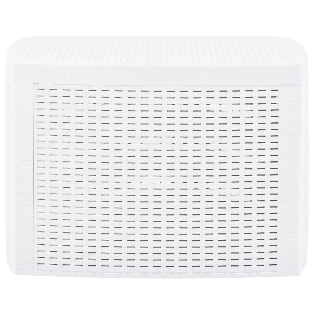vidaXL Side Table White 54x54x36.5 cm Plastic