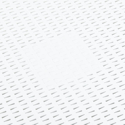 vidaXL Side Table White 54x54x36.5 cm Plastic