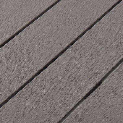 vidaXL Garden Set | Brown | Plastic | Tough | Garden Set | Square | Modern