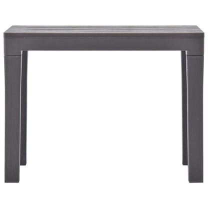 vidaXL Garden Bench | Set of 2 | Mocca | Plastic | Small | Light Weight