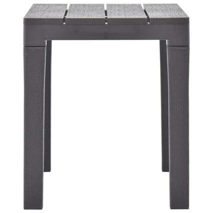 vidaXL Garden Bench | Set of 2 | Mocca | Plastic | Small | Light Weight