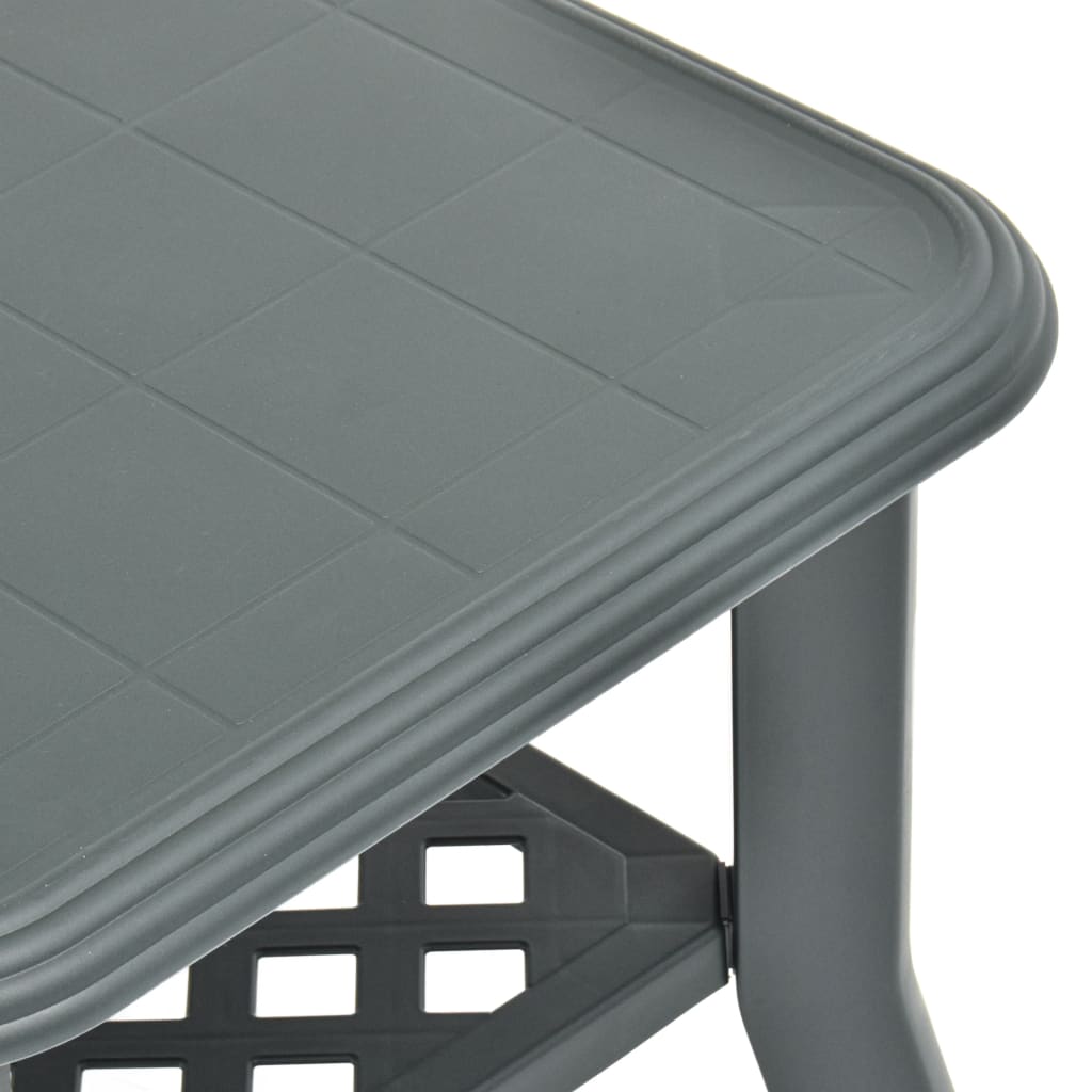vidaXL Coffee Table Green 90x60x46 cm Plastic