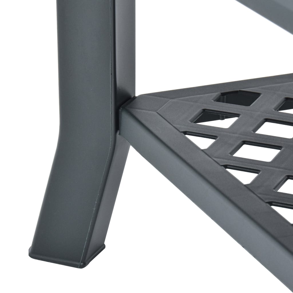 vidaXL Coffee Table Green 90x60x46 cm Plastic
