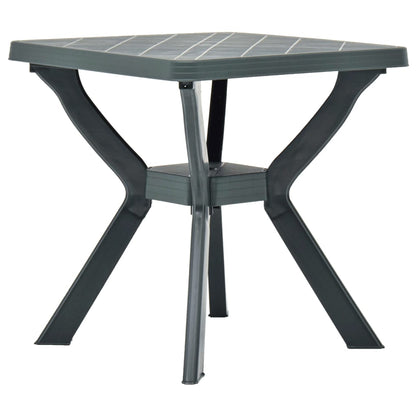 vidaXL Bistro Table Green 70x70x72 cm Plastic