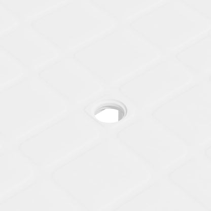 vidaXL Garden Table White 80x75x72 cm Plastic