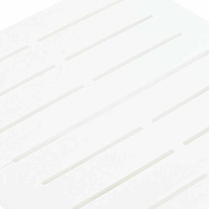 vidaXL Folding Garden Table White 45x43x50 cm Plastic