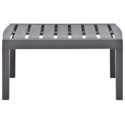 vidaXL Garden Table Mocha 78x55x38 cm Plastic