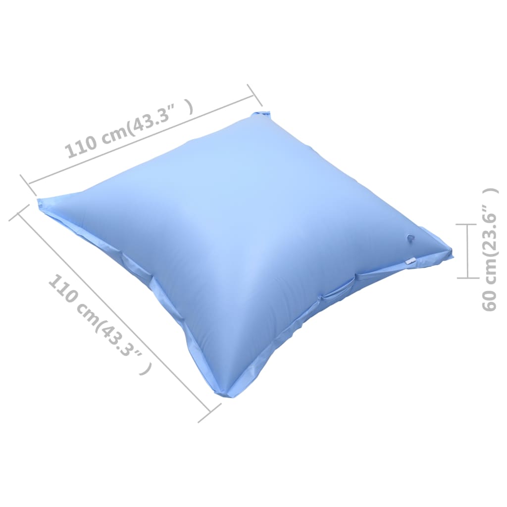 92435 vidaXL Inflatable Winter Air Pillows for Above-Ground Pool Cover 4 pcs PVC