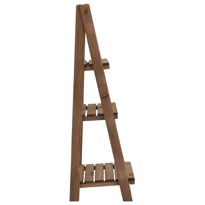 vidaXL Plant Stand | Natural Wood | Solid Fir Wood | 40x30x90 cm | Durable