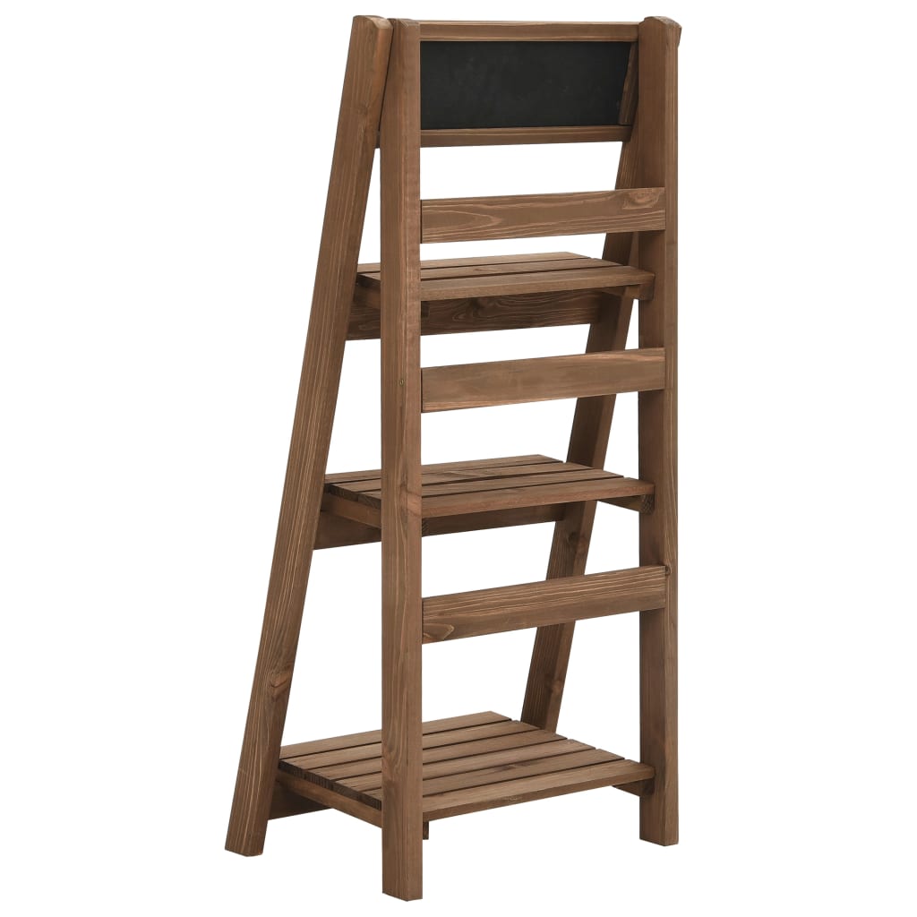 vidaXL Plant Stand | Natural Wood | Solid Fir Wood | 40x30x90 cm | Durable