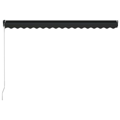vidaXL Manual Retractable Awning 450x300 cm Anthracite