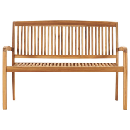 vidaXL Garden Bench | Natural Teak | Solid Teak Wood
