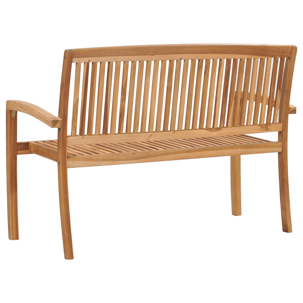 vidaXL Garden Bench | Natural Teak | Solid Teak Wood
