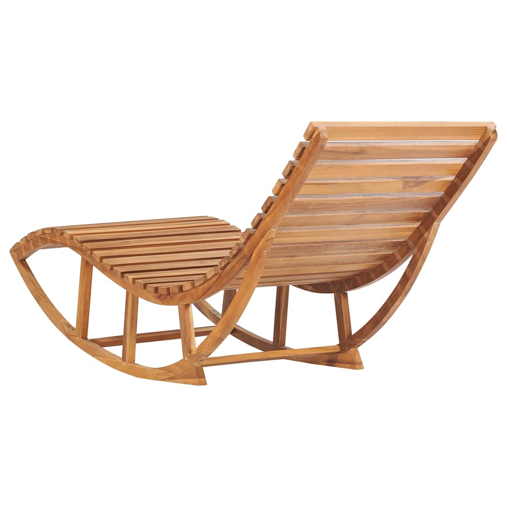 vidaXL Sun Lounger | Natural wood