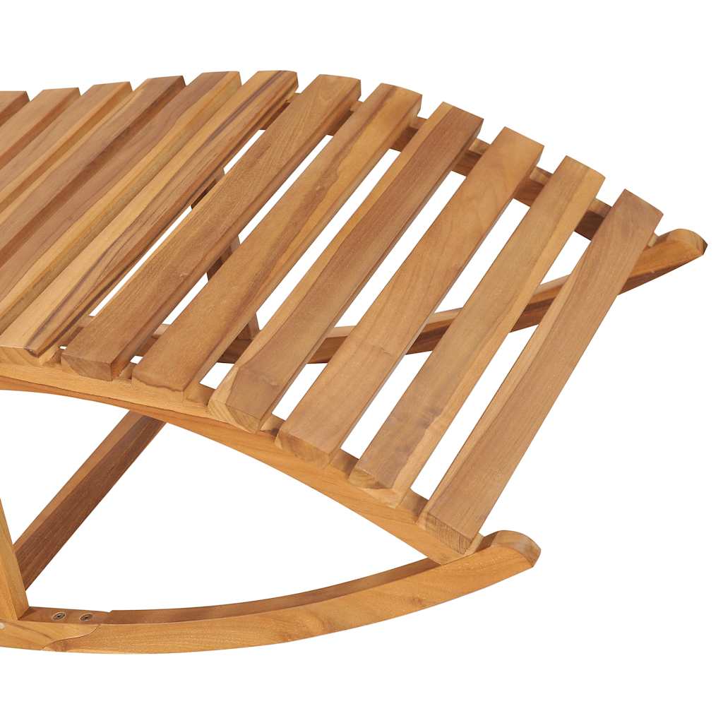 vidaXL Sun Lounger | Natural wood