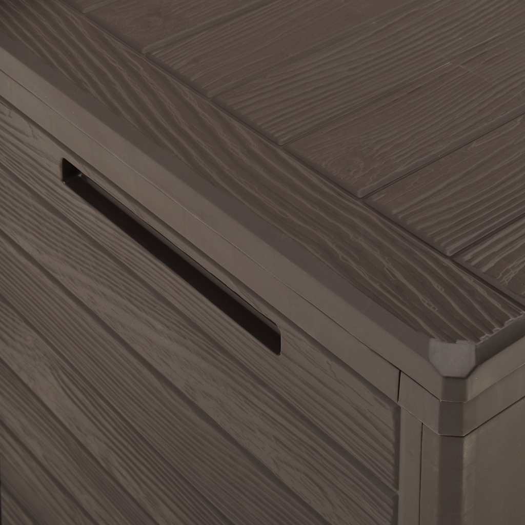 vidaXL Garden Storage Box Brown 78x44x55 cm
