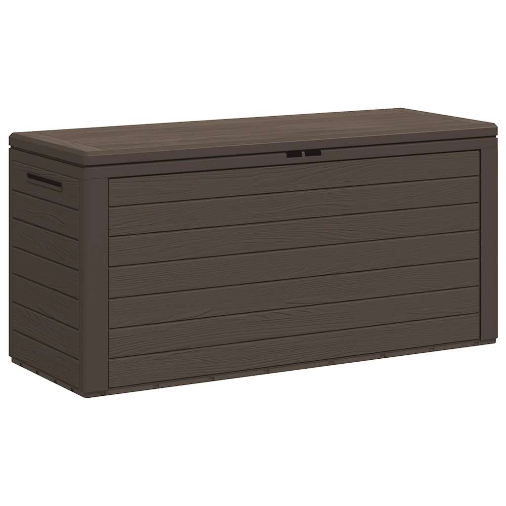 vidaXL Garden Storage Box Brown 116x44x55 cm