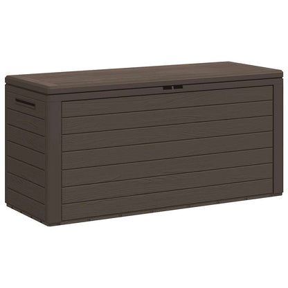 vidaXL Garden Storage Box Brown 116x44x55 cm