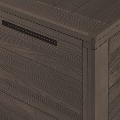 vidaXL Garden Storage Box Brown 116x44x55 cm