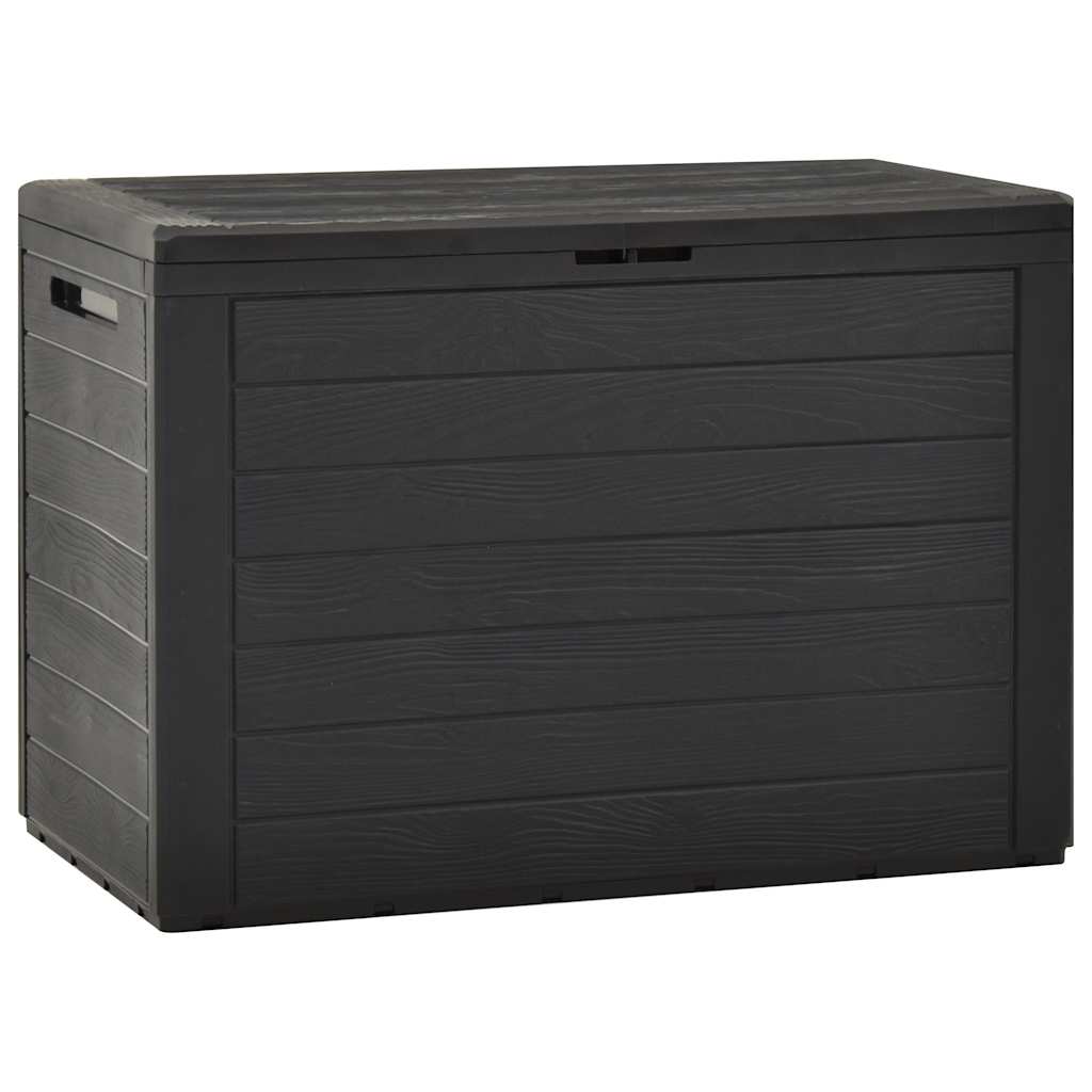 49444 vidaXL Garden Storage Box Anthracite 78x44x55 cm