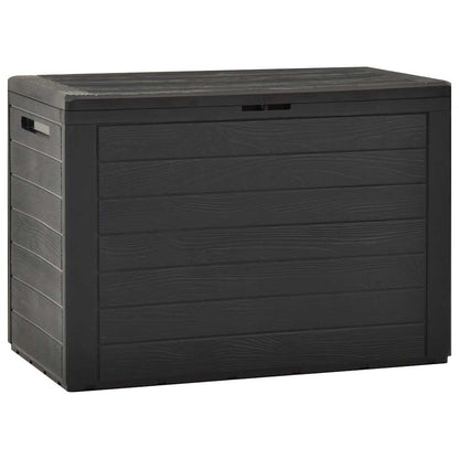 49444 vidaXL Garden Storage Box Anthracite 78x44x55 cm