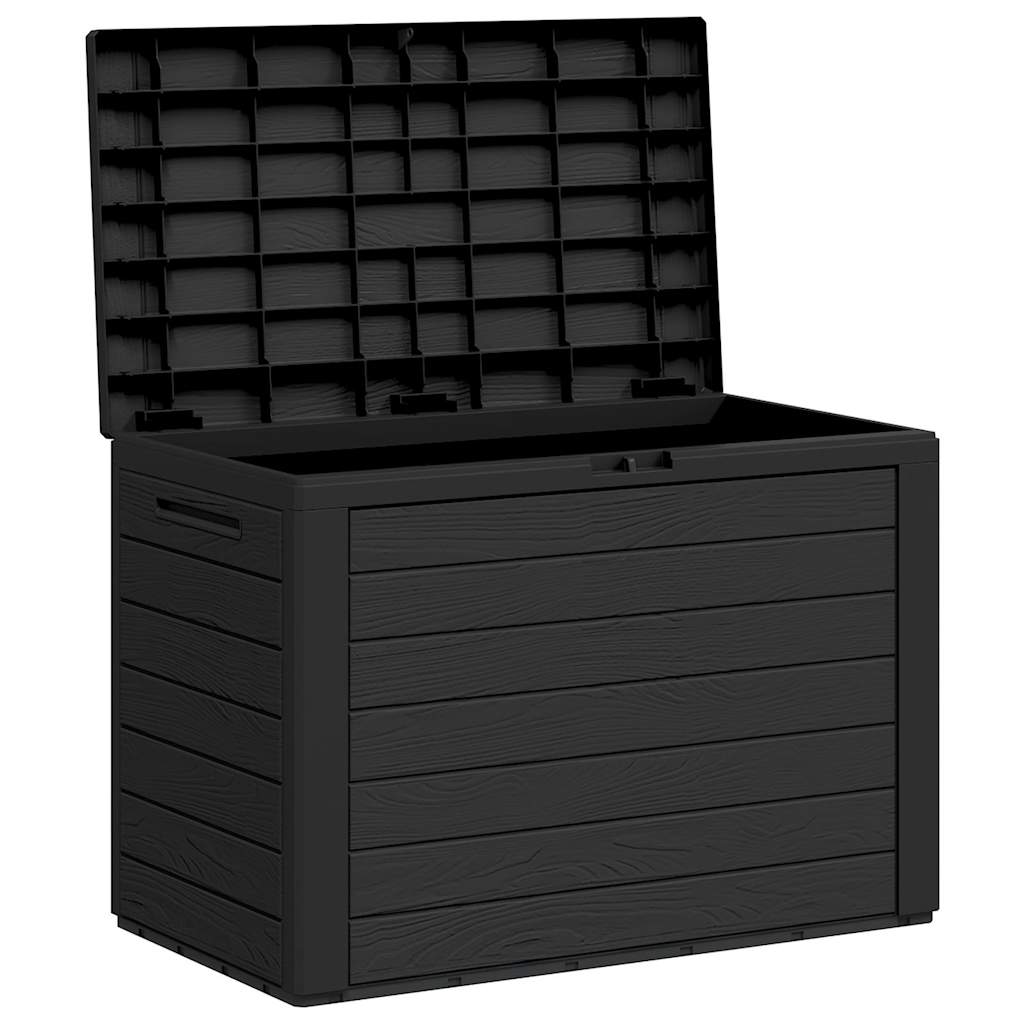 49444 vidaXL Garden Storage Box Anthracite 78x44x55 cm