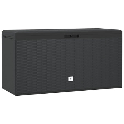 vidaXL Garden Storage Box Anthracite 114x47x60 cm