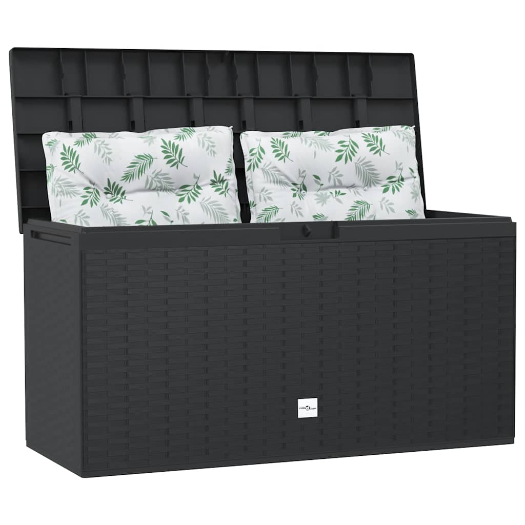vidaXL Garden Storage Box Anthracite 114x47x60 cm