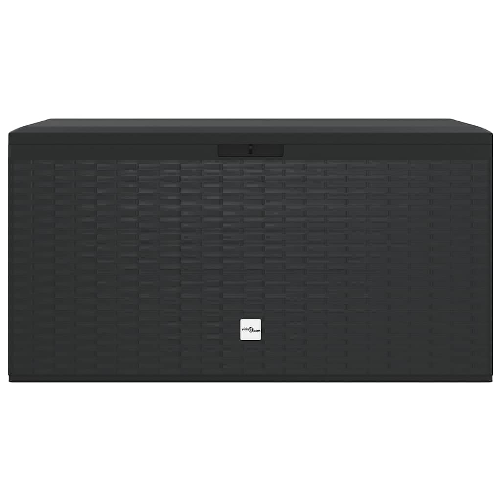 vidaXL Garden Storage Box Anthracite 114x47x60 cm