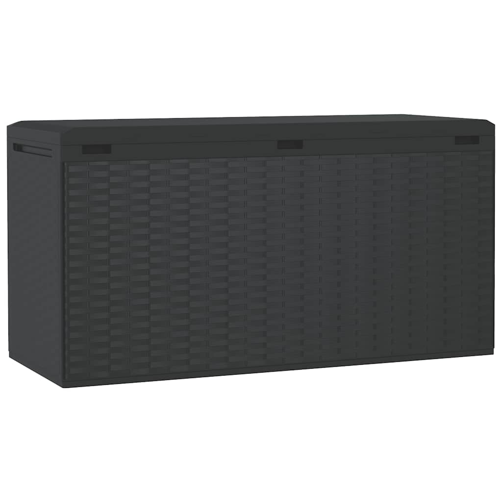 vidaXL Garden Storage Box Anthracite 114x47x60 cm