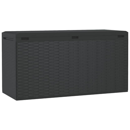 vidaXL Garden Storage Box Anthracite 114x47x60 cm