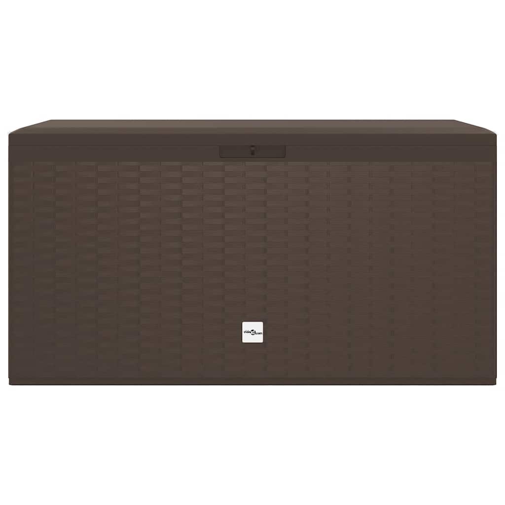 vidaXL Garden Storage Box Brown 114x47x60 cm