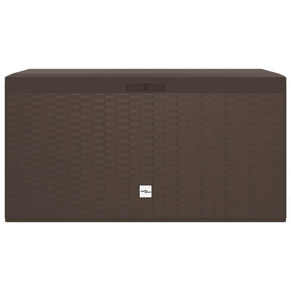 vidaXL Garden Storage Box Brown 114x47x60 cm