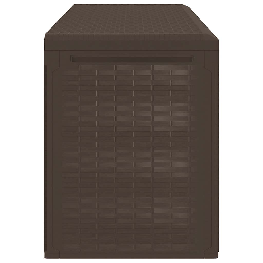 vidaXL Garden Storage Box Brown 114x47x60 cm