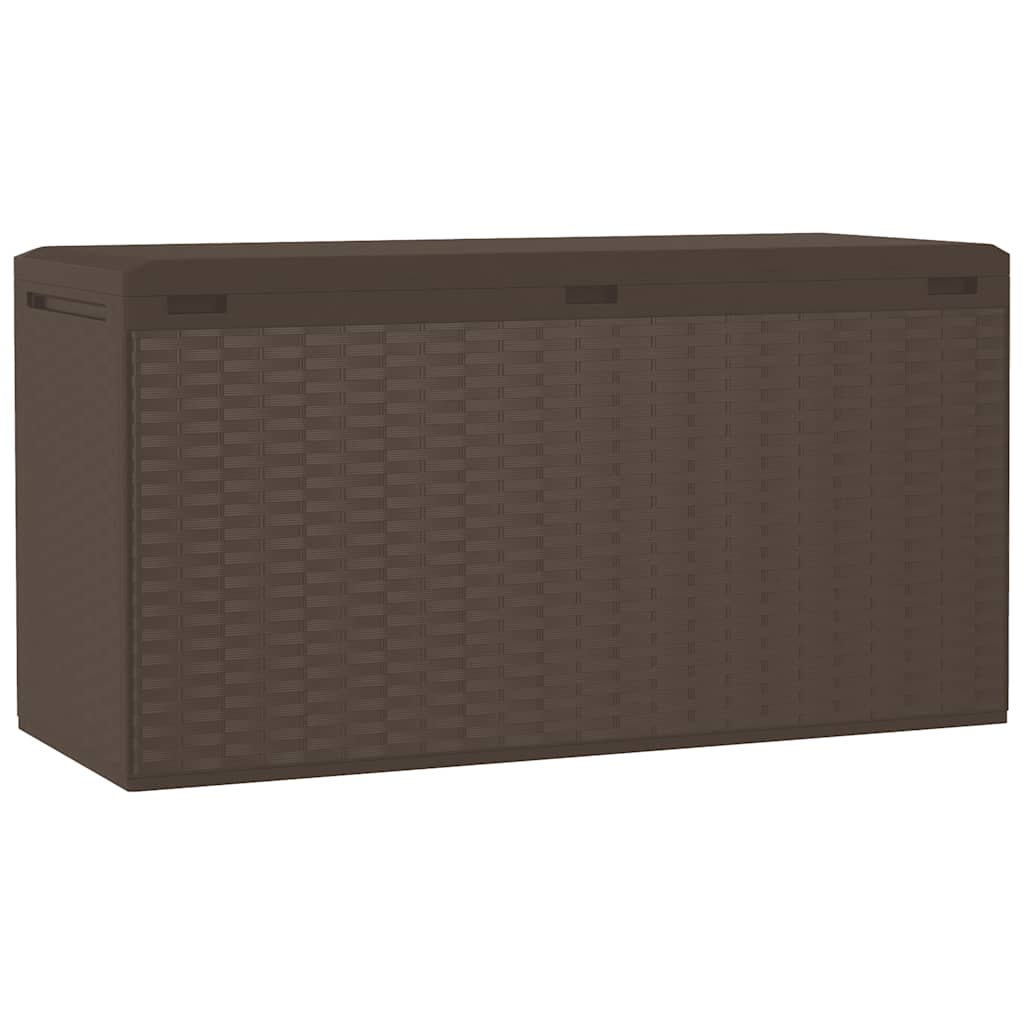 vidaXL Garden Storage Box Brown 114x47x60 cm