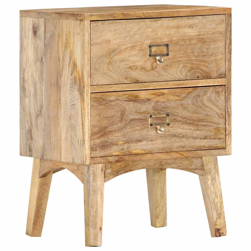 286464 vidaXL Bedside Cabinet 40x35x55 cm Solid Mango Wood