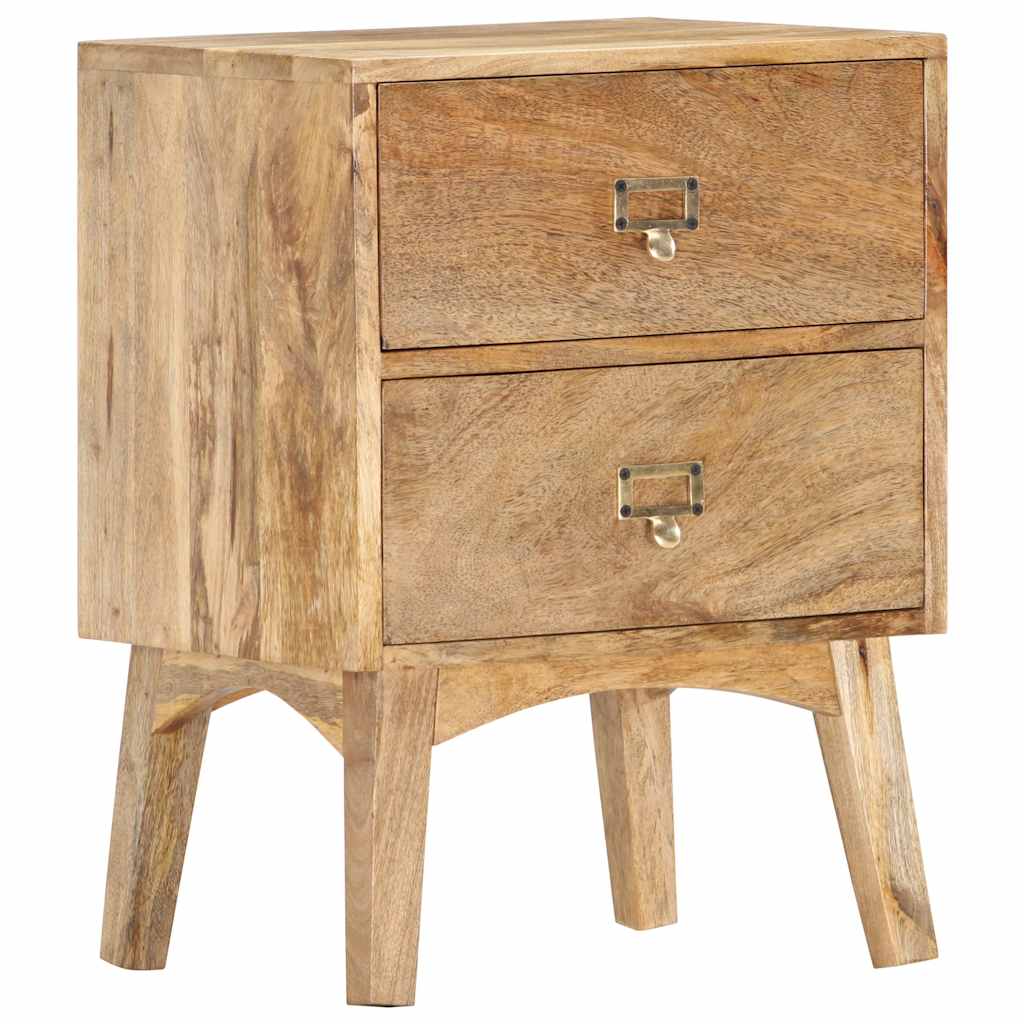 286464 vidaXL Bedside Cabinet 40x35x55 cm Solid Mango Wood
