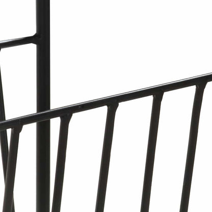286465 vidaXL Magazine Rack 40x30x50 cm Solid Mango Wood and Steel