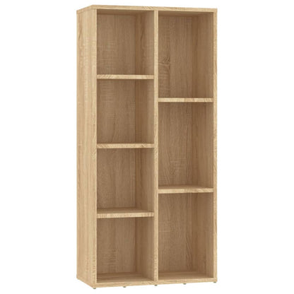 vidaXL Book Cabinet Sonoma Oak 50x25x106 cm Engineered Wood