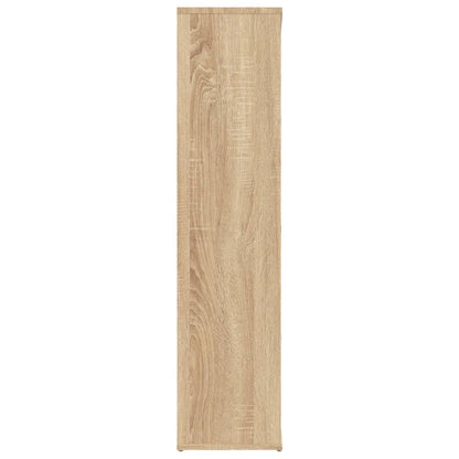 vidaXL Book Cabinet Sonoma Oak 50x25x106 cm Engineered Wood
